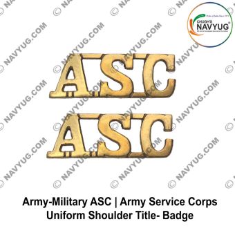 ASC Army Service Corps Shoulder Title Badge : ArmyNavyAir.com