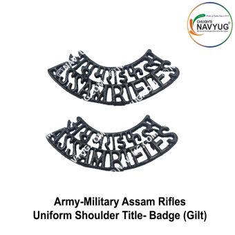 Assam Rifles Shoulder Title Badge : ArmyNavyAir.com