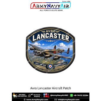 Avro Lancaster Heavy Bomber Aircraft Patch