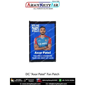 DC Axar Patel Fan Patch - Must Have For True Fans! : ArmyNavyAir.com