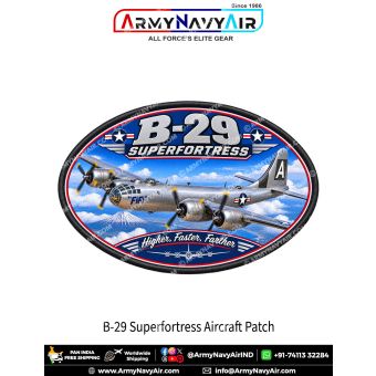 B-29 Superfortress Heavy Bomber Aircraft Patch for Aviation Enthusiasts and Collectors