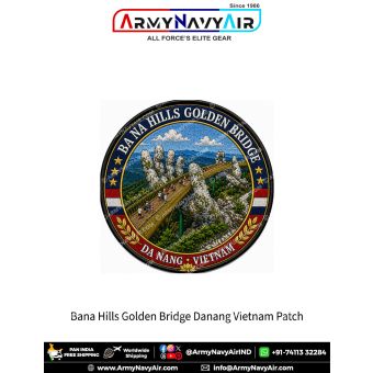 Ba Na Hills Golden Bridge Da Nang Vietnam Heritage Patch