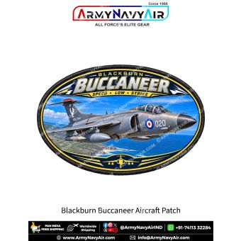 Blackburn Buccaneer Strike Aircraft Patch for Aviation Enthusiasts and Collectors