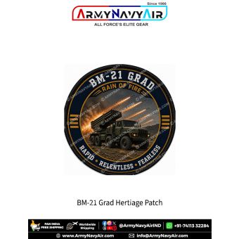 BM-21 Grad Multiple Rocket Launcher Heritage Patch