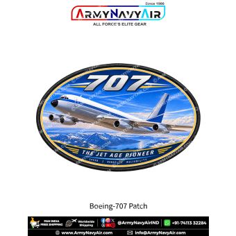 Boeing 707 Jet Airliner Patch