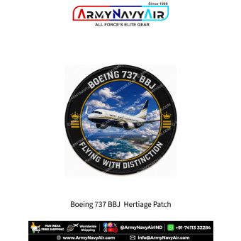 Boeing 737 BBJ Business Jet Heritage Patch
