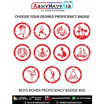 Boy Rovers Proficiency Badge BSG : ArmyNavyAir.com