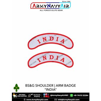 BS&G | Bharat Scouts & Guide Arm Badge India : ArmyNavyAir.com