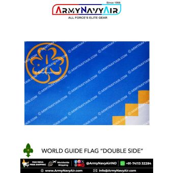 BS&G | Bharat Scouts-Guide Flags World-Association-Troops -World Guide Flag H 120 x L 180 cms