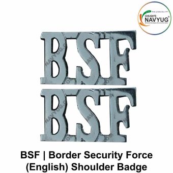 BSF Border Security Force Shoulder Title Badge English : ArmyNavyAir.com