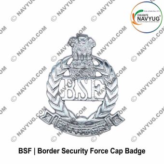 BSF Border Security Force Cap Badge English : ArmyNavyAir.com