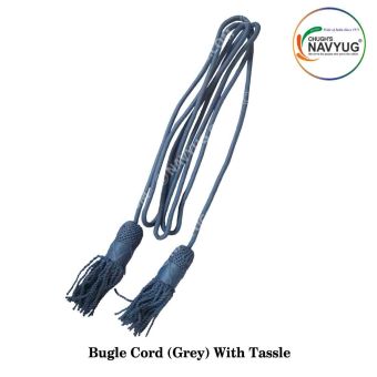 Bugle Cord (Grey) With Tassle -Fringe :Navyug India