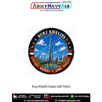 Burj Khalifa Dubai UAE Heritage Patch