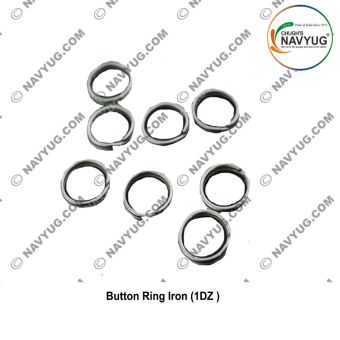 Indian Armed Forces-Police-Security (Metal Split Rings Chrome ) For Shirt- Coats Buttons (1DZ Pack)