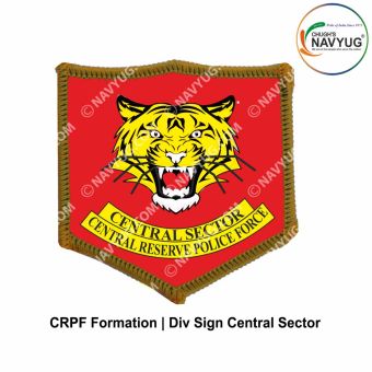 CRPF Formation Div Sign Central Sector : ArmyNavyAir.com