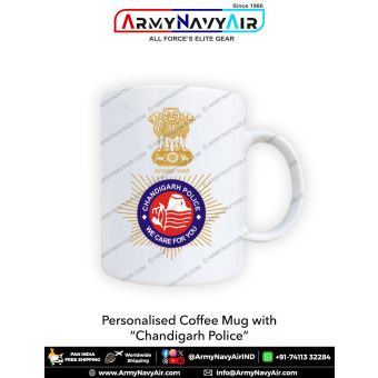 Personalised Coffee Mugs with Chandigarh Police : ArmyNavyAir.com