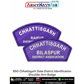 BSG Chhattisgarh District Shoulder Arm Badge