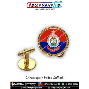 Chhattisgarh Police Cufflinks : ArmyNavyAir.com