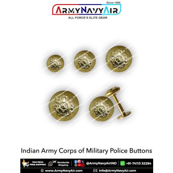 Indian Army Military Police Buttons : ArmyNavyAir.com