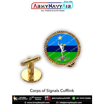 Army Corps Of Signals Cufflinks : ArmyNavyAir.com