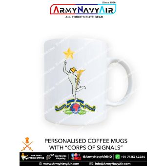 Personalised Coffee Mugs With Signals Logo