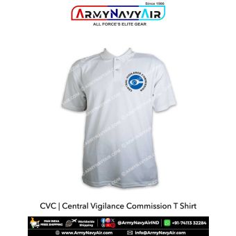 Personalised T Shirts with CVC | Central Vigilance Commission : ArmyNavyAir.com