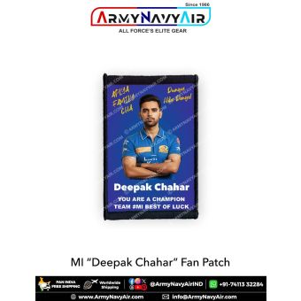 MI Deepak Chahar Fan Patch - Must Have For True Fans! : ArmyNavyAir.com