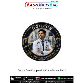 Doctor Care Compassion Commitment Round Patch