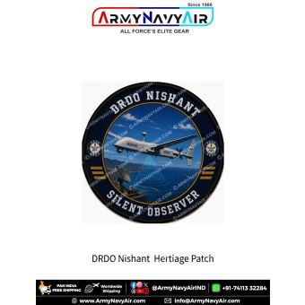 DRDO Nishant UAV Heritage Patch – Silent Observer