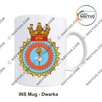 Personalised Indian Navy INS DWARKA Mug :ArmyNavyAir.com