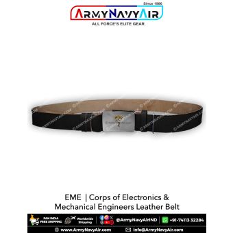 EME Leather Belt : ArmyNavyAir.com
