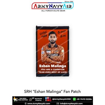 SRH Eshan Malinga Fan Patch - Must Have For True Fans! : ArmyNavyAir.com