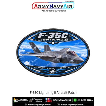 F-35C Lightning II Carrier-Based Stealth Fighter Aircraft Patch