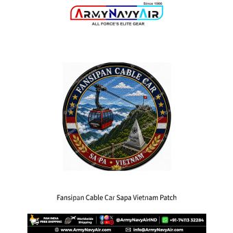 Fansipan Cable Car Sa Pa Vietnam Heritage Patch