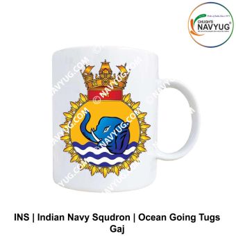 Personalised Indian Navy INS GAJ Mug : ArmyNavyAir.com