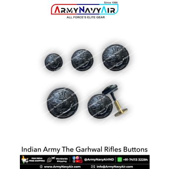 Indian Army GARHRIF Buttons : ArmyNavyAir.com