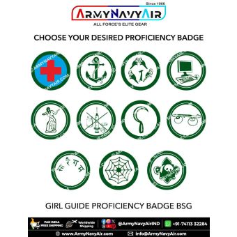 BSG Guide Girl Scout Proficiency Badges : ArmyNavyAir.com