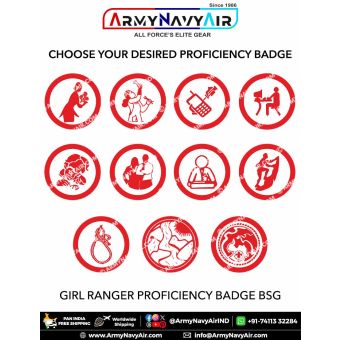Girl Rangers Proficiency Badge BSG : ArmyNavyAir.com
