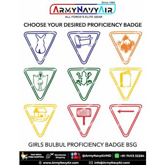Girl Bulbul Proficiency Badge BSG : ArmyNavyAir.com