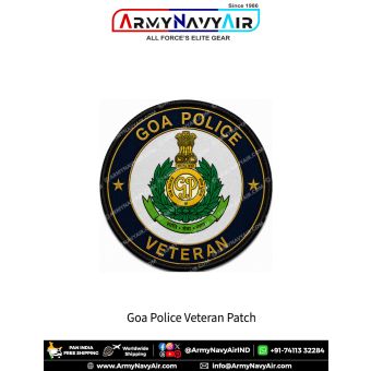 Goa Police Veteran Patch