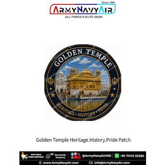 Golden Temple Heritage History Pride Patch