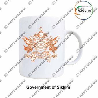 All States Government Mugs |Indian State-Union Territories Government Souvenir-Gift Mugs-Sikkim