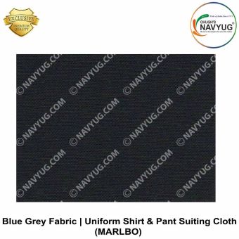 Blue Grey Fabric | Uniform Shirt & Pant Suiting Cloth (MARLBO) : ArmyNavyAir.com