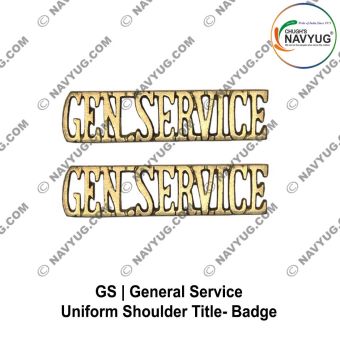 General Service Shoulder Title Badge : ArmyNavyAir.com