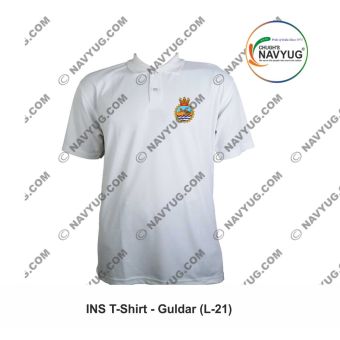 Personalised Indian Navy T-Shirt INS Guldar: ArmyNavyAir.com