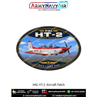 HAL HT-2 Basic Trainer Aircraft Patch