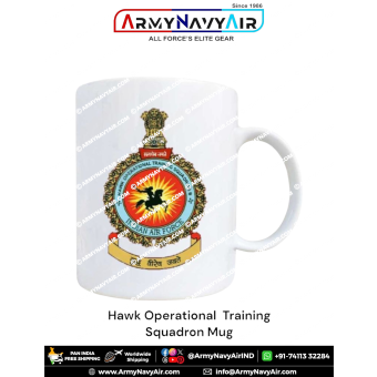 Personalised IAF Indian Air Force Hawk Operational Training Squadron Mug: ArmyNavyAir.com