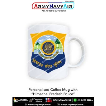 Personalised Coffee Mugs With Himachal Police : ArmyNavyAir.com