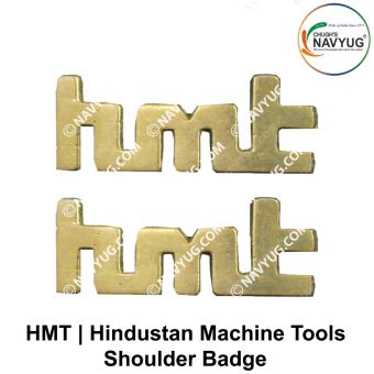 HMT Shoulder Badge Brass | Hindustan Machine Tools