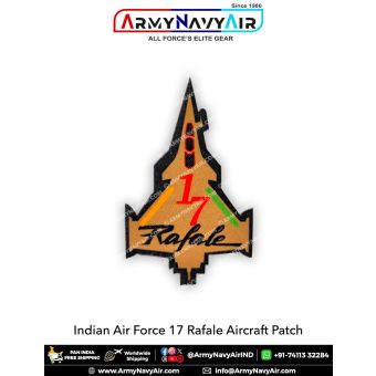 IAF Indian Air Force 17 Rafale Aircraft Patch : ArmyNavyAir.com